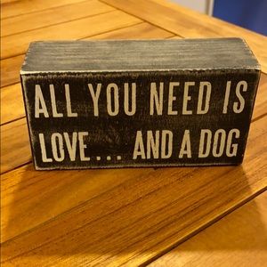 All you need is love, and a dog